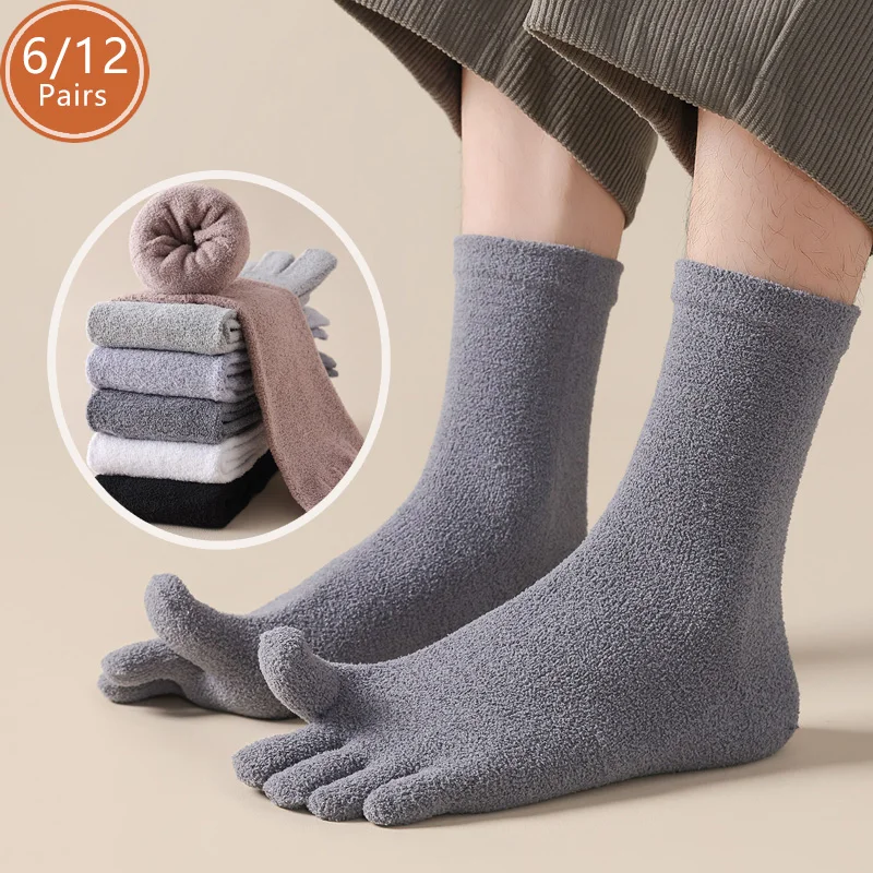 Thermal Sock Winter - 6/12 Çift Kalın Termal Ayırık Parmaklı