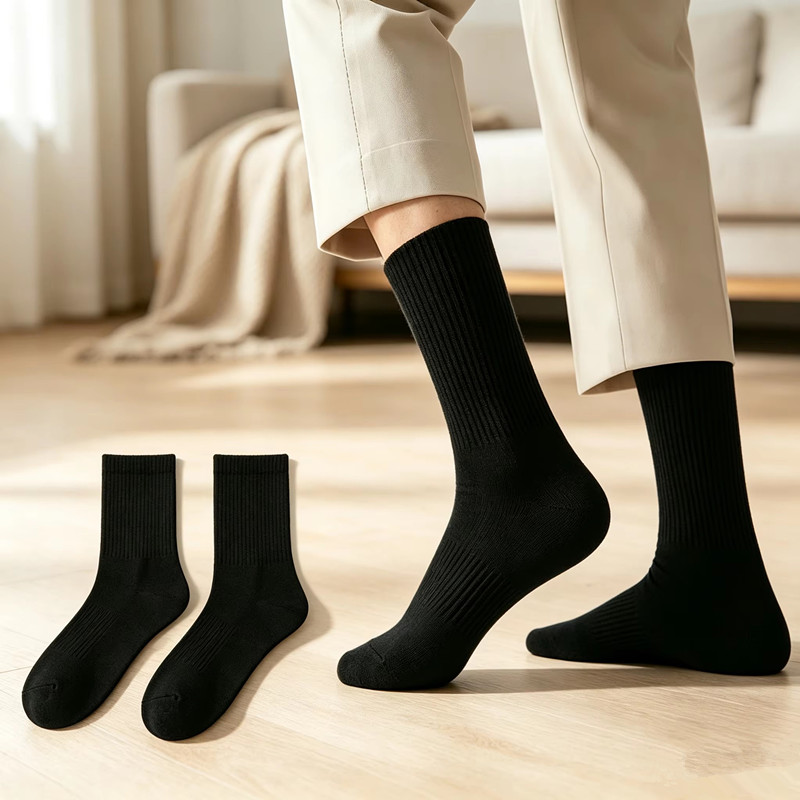 Athletic Sock Cushion - Erkekler için 2 Çift Sporcu Çorabı,