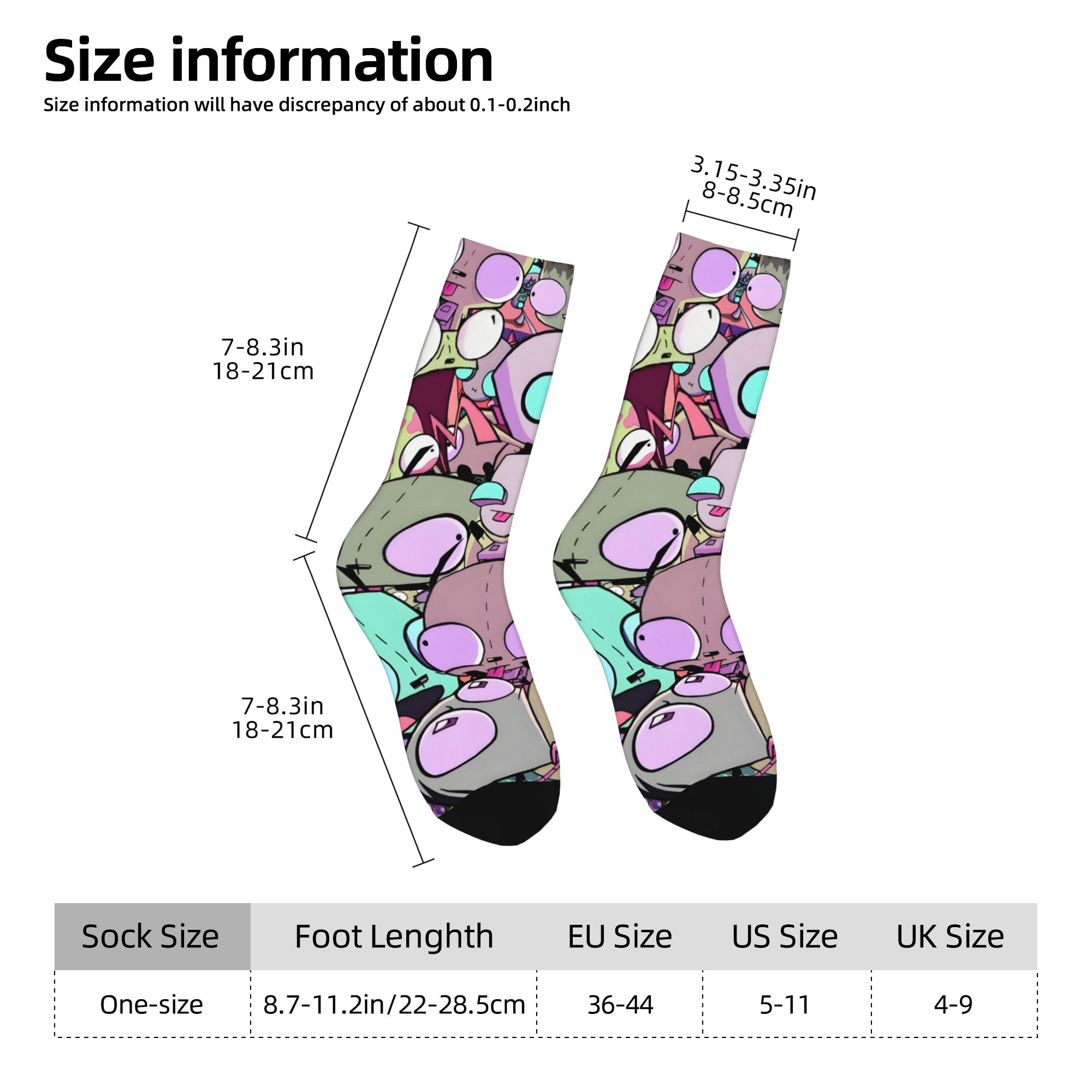 Özel I-Invader Z-Zim Çizgi Fil - Dress Sock Men incelemesi ve fiyatı